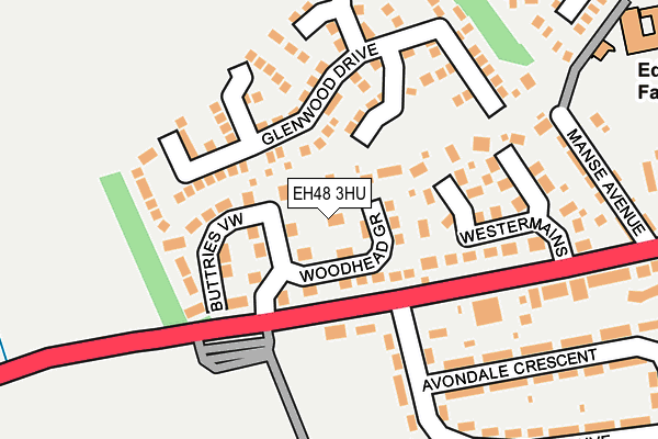 EH48 3HU map - OS OpenMap – Local (Ordnance Survey) EH48 3HU map - OS OpenMap – Local (Ordnance Survey)