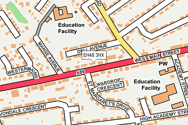 EH48 3HX map - OS OpenMap – Local (Ordnance Survey) EH48 3HX map - OS OpenMap – Local (Ordnance Survey)