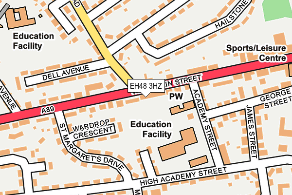 EH48 3HZ map - OS OpenMap – Local (Ordnance Survey) EH48 3HZ map - OS OpenMap – Local (Ordnance Survey)