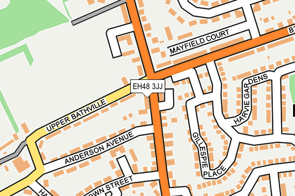 EH48 3JJ map - OS OpenMap – Local (Ordnance Survey) EH48 3JJ map - OS OpenMap – Local (Ordnance Survey)