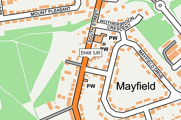 EH48 3JR map - OS OpenMap – Local (Ordnance Survey) EH48 3JR map - OS OpenMap – Local (Ordnance Survey)