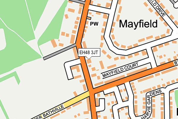 EH48 3JT map - OS OpenMap – Local (Ordnance Survey) EH48 3JT map - OS OpenMap – Local (Ordnance Survey)