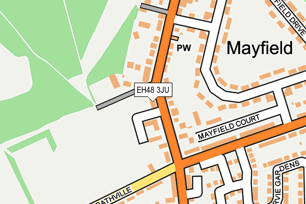 EH48 3JU map - OS OpenMap – Local (Ordnance Survey) EH48 3JU map - OS OpenMap – Local (Ordnance Survey)
