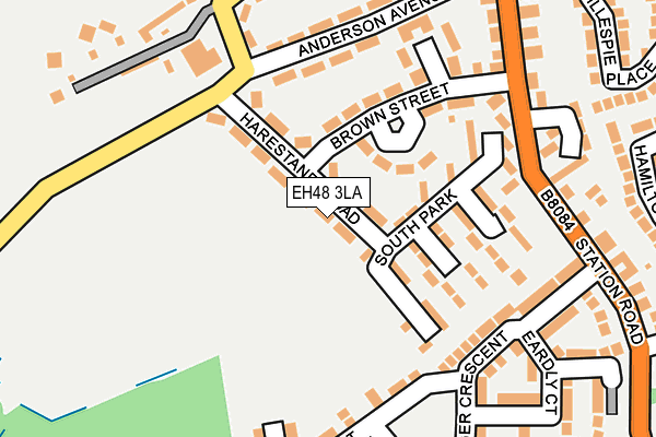 EH48 3LA map - OS OpenMap – Local (Ordnance Survey) EH48 3LA map - OS OpenMap – Local (Ordnance Survey)