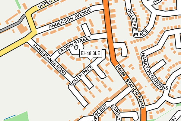 EH48 3LE map - OS OpenMap – Local (Ordnance Survey) EH48 3LE map - OS OpenMap – Local (Ordnance Survey)