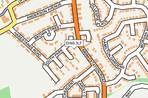 EH48 3LF map - OS OpenMap – Local (Ordnance Survey) EH48 3LF map - OS OpenMap – Local (Ordnance Survey)