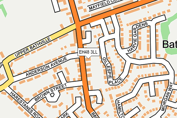 EH48 3LL map - OS OpenMap – Local (Ordnance Survey) EH48 3LL map - OS OpenMap – Local (Ordnance Survey)