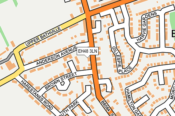 EH48 3LN map - OS OpenMap – Local (Ordnance Survey) EH48 3LN map - OS OpenMap – Local (Ordnance Survey)