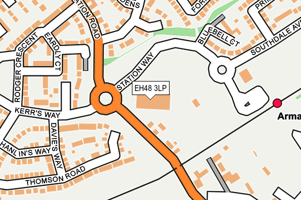 EH48 3LP map - OS OpenMap – Local (Ordnance Survey) EH48 3LP map - OS OpenMap – Local (Ordnance Survey)