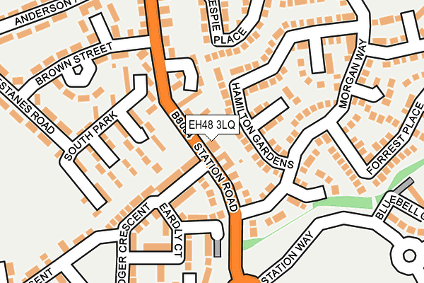 EH48 3LQ map - OS OpenMap – Local (Ordnance Survey) EH48 3LQ map - OS OpenMap – Local (Ordnance Survey)