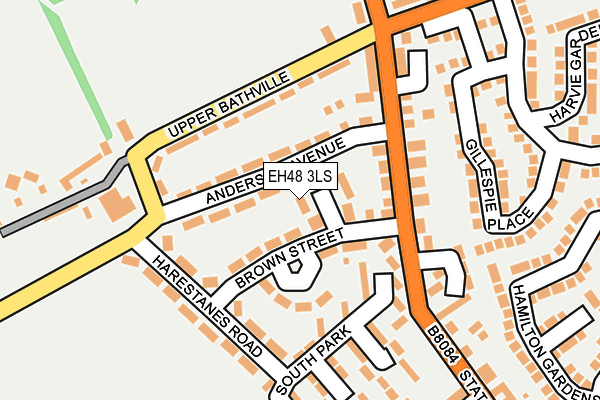 EH48 3LS map - OS OpenMap – Local (Ordnance Survey) EH48 3LS map - OS OpenMap – Local (Ordnance Survey)