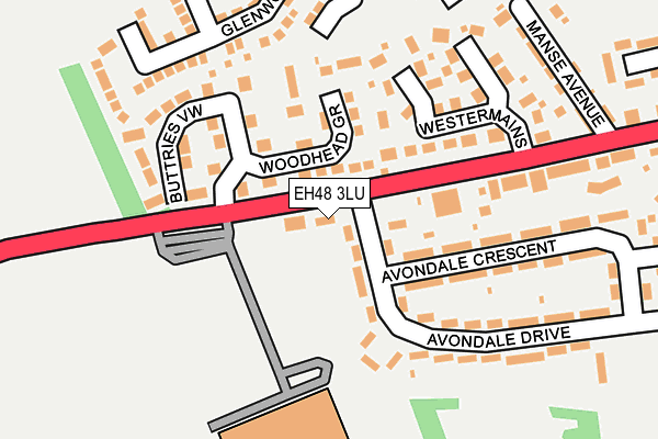 EH48 3LU map - OS OpenMap – Local (Ordnance Survey) EH48 3LU map - OS OpenMap – Local (Ordnance Survey)