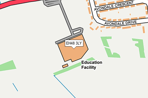 EH48 3LY map - OS OpenMap – Local (Ordnance Survey) EH48 3LY map - OS OpenMap – Local (Ordnance Survey)