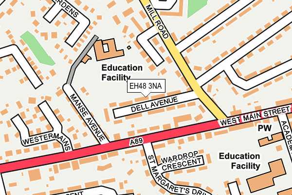 EH48 3NA map - OS OpenMap – Local (Ordnance Survey) EH48 3NA map - OS OpenMap – Local (Ordnance Survey)