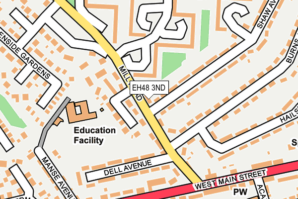 EH48 3ND map - OS OpenMap – Local (Ordnance Survey) EH48 3ND map - OS OpenMap – Local (Ordnance Survey)