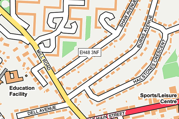 EH48 3NF map - OS OpenMap – Local (Ordnance Survey) EH48 3NF map - OS OpenMap – Local (Ordnance Survey)
