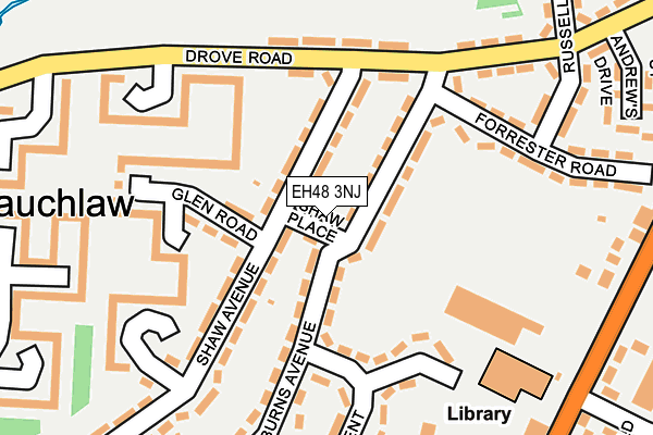 EH48 3NJ map - OS OpenMap – Local (Ordnance Survey) EH48 3NJ map - OS OpenMap – Local (Ordnance Survey)