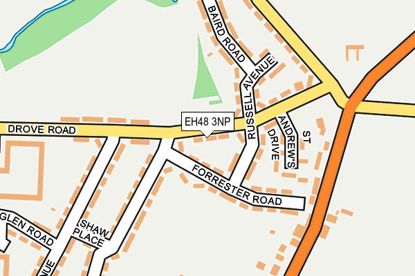 EH48 3NP map - OS OpenMap – Local (Ordnance Survey) EH48 3NP map - OS OpenMap – Local (Ordnance Survey)