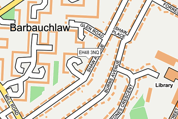 EH48 3NQ map - OS OpenMap – Local (Ordnance Survey) EH48 3NQ map - OS OpenMap – Local (Ordnance Survey)