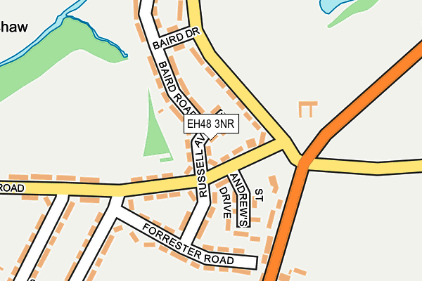 EH48 3NR map - OS OpenMap – Local (Ordnance Survey) EH48 3NR map - OS OpenMap – Local (Ordnance Survey)