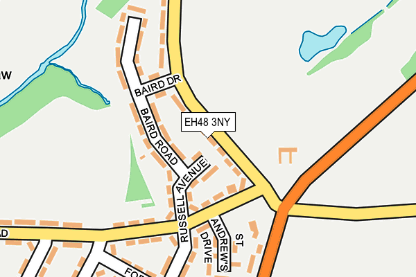 EH48 3NY map - OS OpenMap – Local (Ordnance Survey) EH48 3NY map - OS OpenMap – Local (Ordnance Survey)