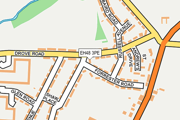 EH48 3PE map - OS OpenMap – Local (Ordnance Survey) EH48 3PE map - OS OpenMap – Local (Ordnance Survey)