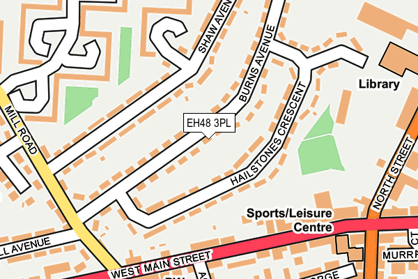 EH48 3PL map - OS OpenMap – Local (Ordnance Survey) EH48 3PL map - OS OpenMap – Local (Ordnance Survey)