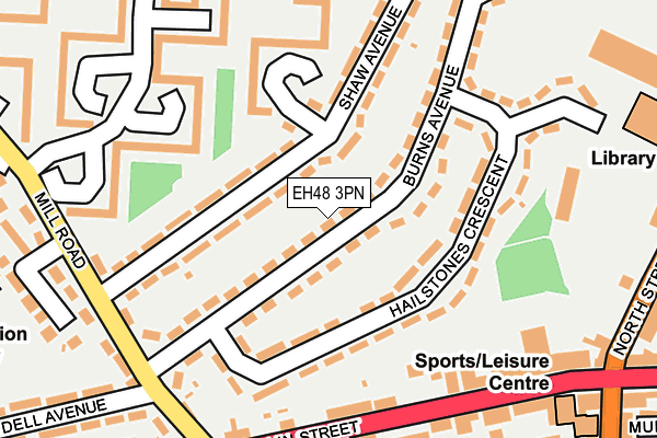 EH48 3PN map - OS OpenMap – Local (Ordnance Survey) EH48 3PN map - OS OpenMap – Local (Ordnance Survey)