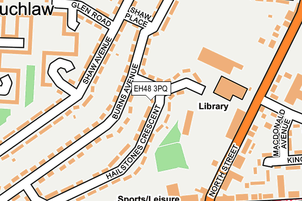 EH48 3PQ map - OS OpenMap – Local (Ordnance Survey) EH48 3PQ map - OS OpenMap – Local (Ordnance Survey)