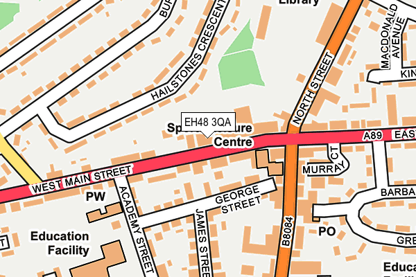 EH48 3QA map - OS OpenMap – Local (Ordnance Survey) EH48 3QA map - OS OpenMap – Local (Ordnance Survey)