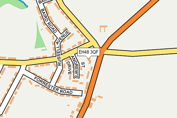 EH48 3QF map - OS OpenMap – Local (Ordnance Survey) EH48 3QF map - OS OpenMap – Local (Ordnance Survey)