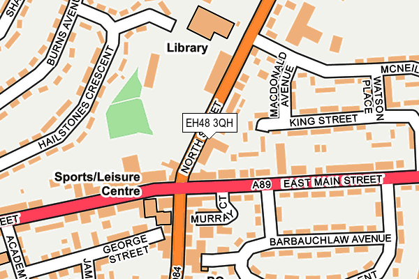 EH48 3QH map - OS OpenMap – Local (Ordnance Survey) EH48 3QH map - OS OpenMap – Local (Ordnance Survey)