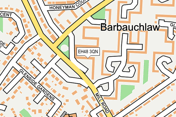 EH48 3QN map - OS OpenMap – Local (Ordnance Survey) EH48 3QN map - OS OpenMap – Local (Ordnance Survey)
