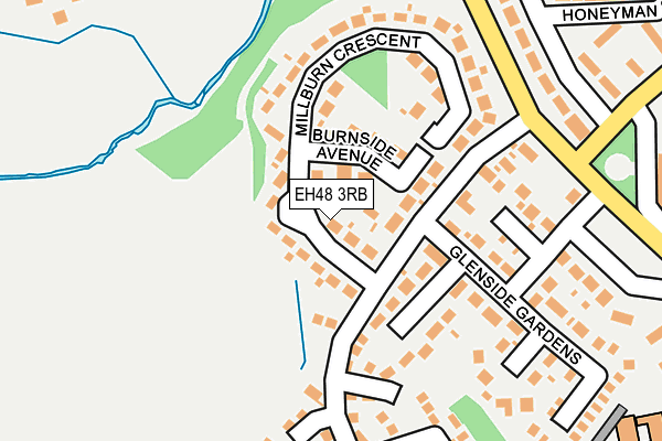 EH48 3RB map - OS OpenMap – Local (Ordnance Survey) EH48 3RB map - OS OpenMap – Local (Ordnance Survey)