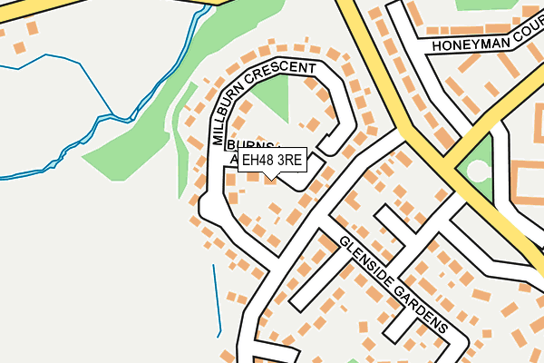 EH48 3RE map - OS OpenMap – Local (Ordnance Survey) EH48 3RE map - OS OpenMap – Local (Ordnance Survey)