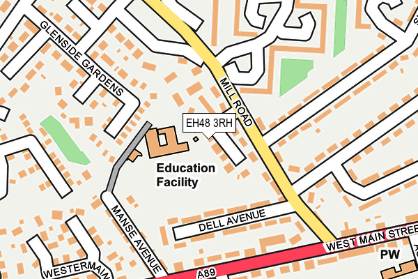 EH48 3RH map - OS OpenMap – Local (Ordnance Survey) EH48 3RH map - OS OpenMap – Local (Ordnance Survey)