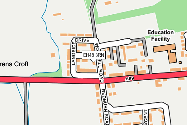 EH48 3RN map - OS OpenMap – Local (Ordnance Survey) EH48 3RN map - OS OpenMap – Local (Ordnance Survey)