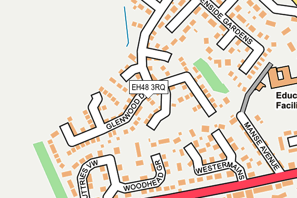 EH48 3RQ map - OS OpenMap – Local (Ordnance Survey) EH48 3RQ map - OS OpenMap – Local (Ordnance Survey)