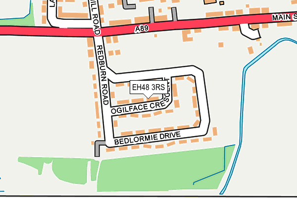 EH48 3RS map - OS OpenMap – Local (Ordnance Survey) EH48 3RS map - OS OpenMap – Local (Ordnance Survey)