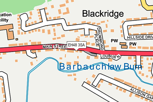 EH48 3SA map - OS OpenMap – Local (Ordnance Survey) EH48 3SA map - OS OpenMap – Local (Ordnance Survey)
