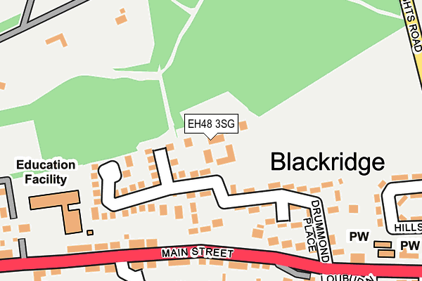 EH48 3SG map - OS OpenMap – Local (Ordnance Survey) EH48 3SG map - OS OpenMap – Local (Ordnance Survey)