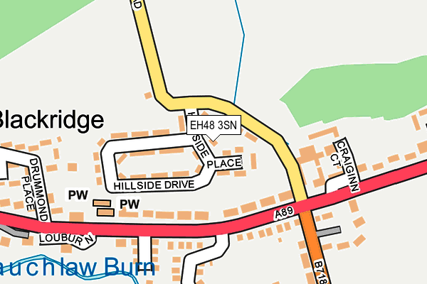EH48 3SN map - OS OpenMap – Local (Ordnance Survey) EH48 3SN map - OS OpenMap – Local (Ordnance Survey)