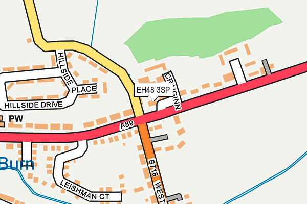 EH48 3SP map - OS OpenMap – Local (Ordnance Survey) EH48 3SP map - OS OpenMap – Local (Ordnance Survey)