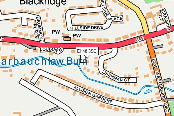EH48 3SQ map - OS OpenMap – Local (Ordnance Survey) EH48 3SQ map - OS OpenMap – Local (Ordnance Survey)