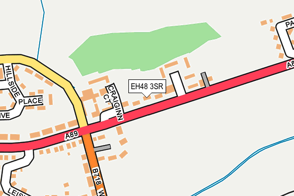 EH48 3SR map - OS OpenMap – Local (Ordnance Survey) EH48 3SR map - OS OpenMap – Local (Ordnance Survey)