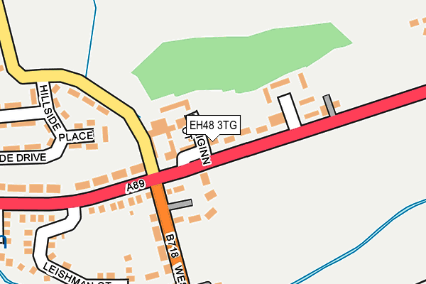 EH48 3TG map - OS OpenMap – Local (Ordnance Survey) EH48 3TG map - OS OpenMap – Local (Ordnance Survey)