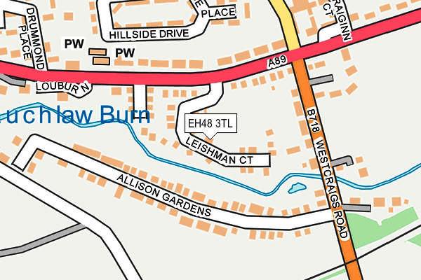 EH48 3TL map - OS OpenMap – Local (Ordnance Survey) EH48 3TL map - OS OpenMap – Local (Ordnance Survey)