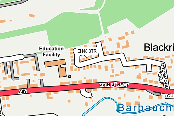 EH48 3TR map - OS OpenMap – Local (Ordnance Survey) EH48 3TR map - OS OpenMap – Local (Ordnance Survey)
