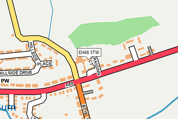 EH48 3TW map - OS OpenMap – Local (Ordnance Survey) EH48 3TW map - OS OpenMap – Local (Ordnance Survey)