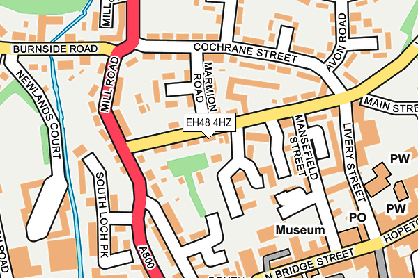 EH48 4HZ map - OS OpenMap – Local (Ordnance Survey) EH48 4HZ map - OS OpenMap – Local (Ordnance Survey)